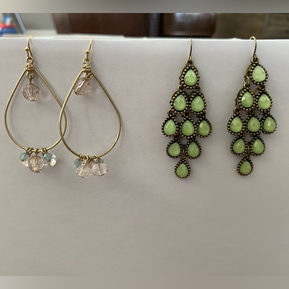 Boho chandelier earrings - set of 2 - Picture 1 of 6